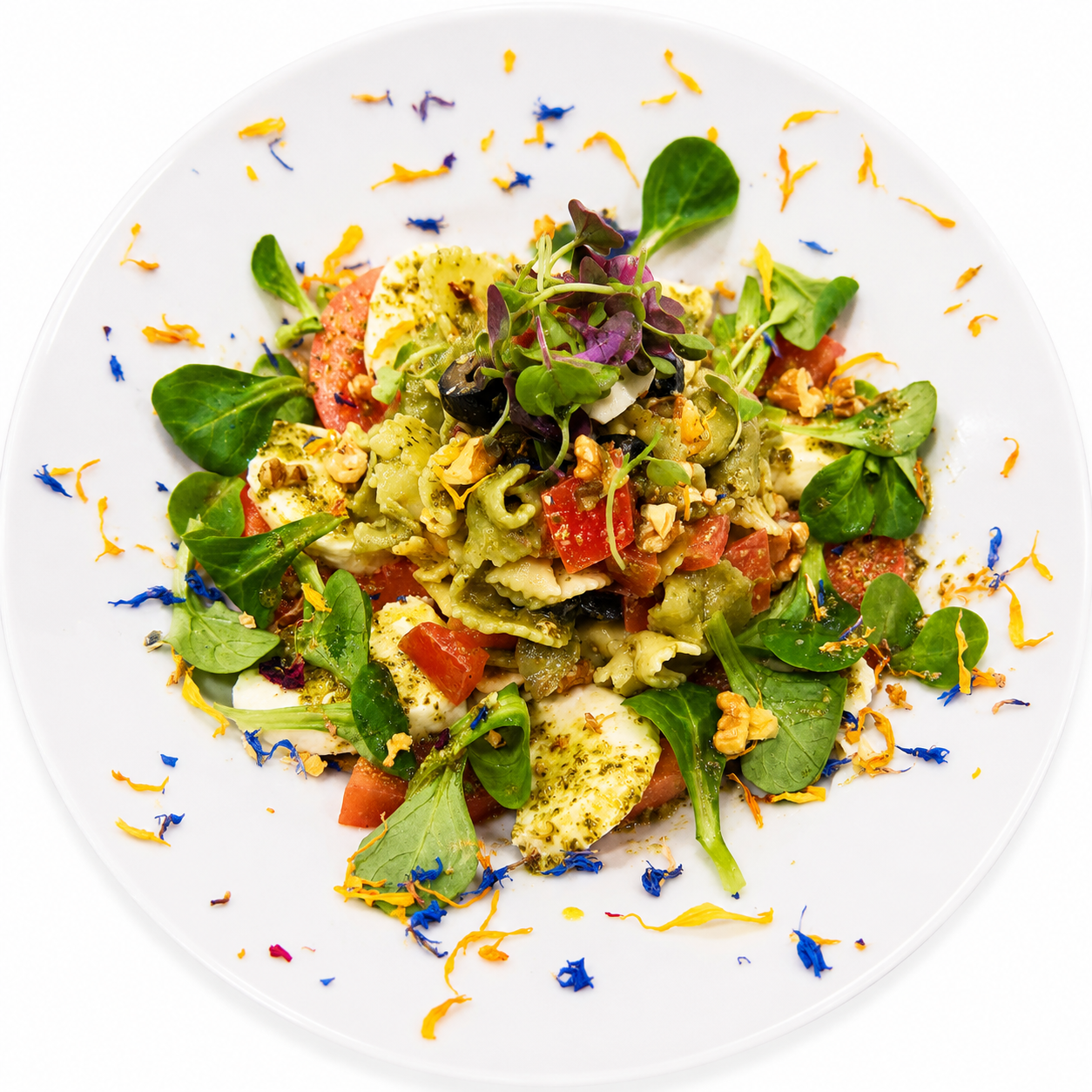 Ensalada de queso de cabra
